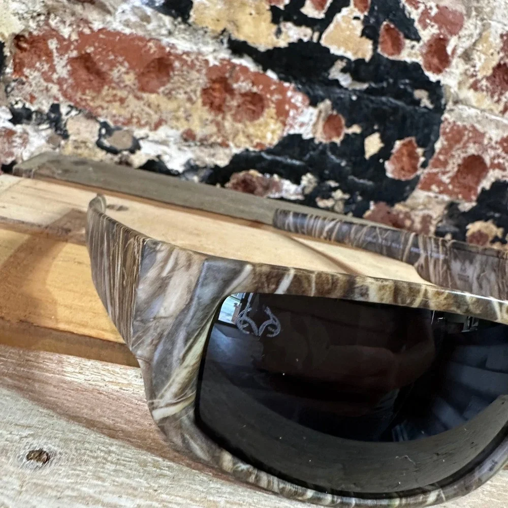 Realtree Max-4 Camo Sunglasses Mens Wrap Around Hunting Fishing UV400 New
